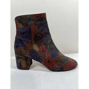 Cole Haan Womens 7B Arden Grand Fall Bootie Block Heel Preppy Stylish Retro Chic